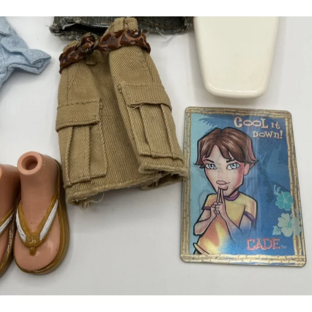 Vintage Bratz Boyz Sun Kissed Summer Cade Doll Fasion Doll 2003 MGA